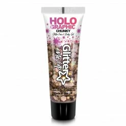 Paintglow Golden Girl Holographic Chunky Glitter Gels 12m Facepaints & FX
