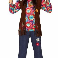 Fiestas Guirca 1960's Good Vibes Hippie Costume Adult