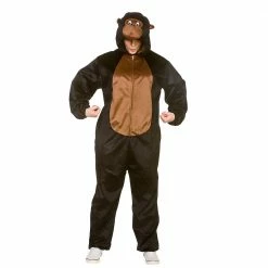 My Fancy Dress Funny Gorilla Onesie Costume Adult