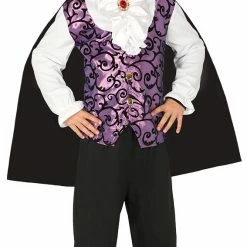 Fiestas Guirca Halloween Gothic Vampire Lilac Costume Boys