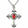 Widmann Gothic Cross Red Gem Jewellery 1 Widmann Gothic Cross Red Gem Jewellery