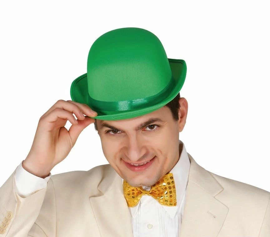 Fiestas Guirca Green Bowler Hat St Patrick's Day Costumes 3 Fiestas Guirca Green Bowler Hat St Patrick's Day Costumes