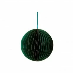 Talking Tables Christmas Gift And Decoration Ideas Green Glitter Honeycomb Decoration 30cm