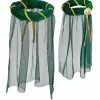 Widmann Green Medieval Headdress With Veil Medieval, Renaissance & Tudor Costumes 2 Widmann Green Medieval Headdress With Veil Medieval, Renaissance & Tudor Costumes