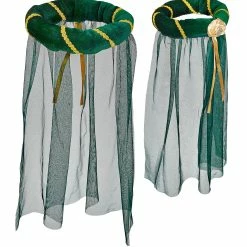 Widmann Green Medieval Headdress With Veil Medieval, Renaissance & Tudor Costumes
