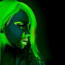 Widmann Costume Accessories Neon Paint Aqua Face And Body Paint 30ml Green