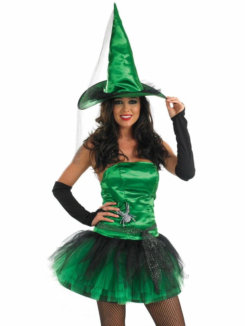 Funshack Green Spider Witch Costume Halloween 4 Funshack Green Spider Witch Costume Halloween