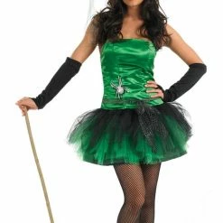 Funshack Green Spider Witch Costume Halloween