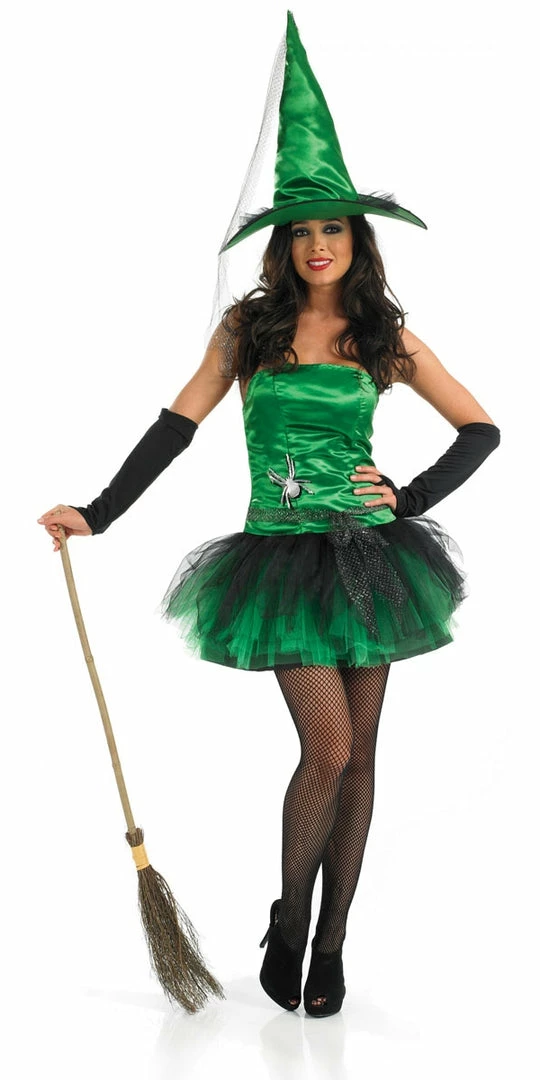 Funshack Green Spider Witch Costume Halloween 3 Funshack Green Spider Witch Costume Halloween