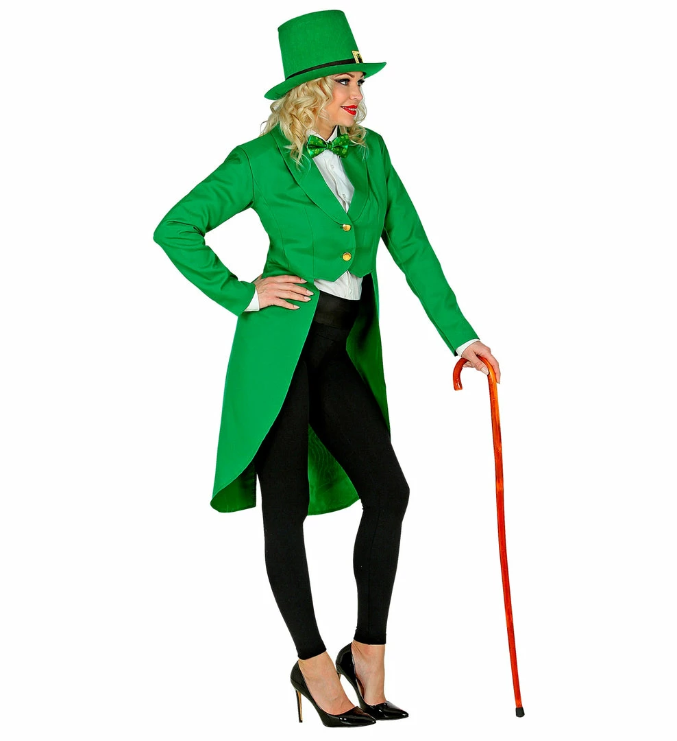 Widmann Green Tailcoat Jacket Ladies St Patrick's Day Costumes 6 Widmann Green Tailcoat Jacket Ladies St Patrick's Day Costumes