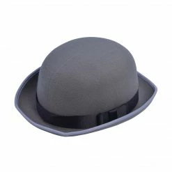 Bristol Grey Bowler Or Derby Hat 1920's