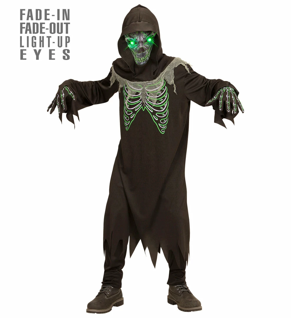 Widmann Halloween Grim Reaper Light-up Costume 4 Widmann Halloween Grim Reaper Light-up Costume