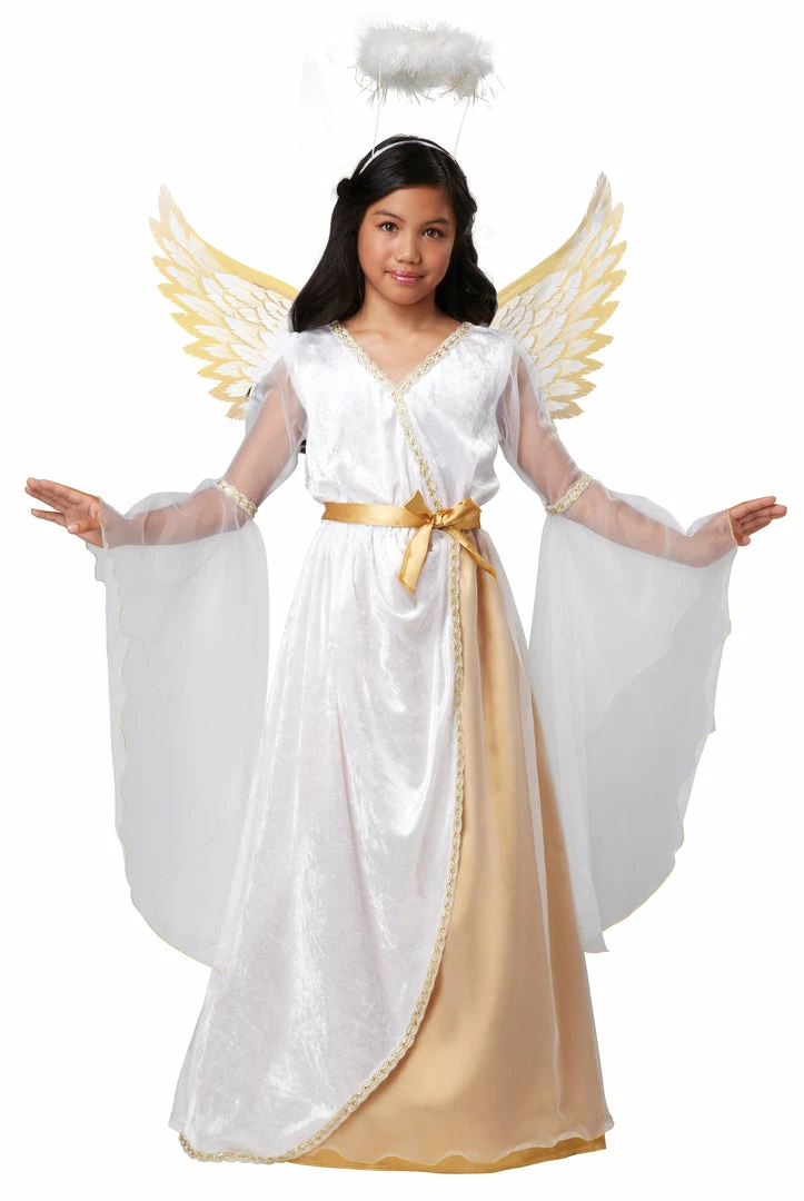 California Costumes Christmas Costumes Guardian Angel Nativity Girls Costume 3 California Costumes Christmas Costumes Guardian Angel Nativity Girls Costume