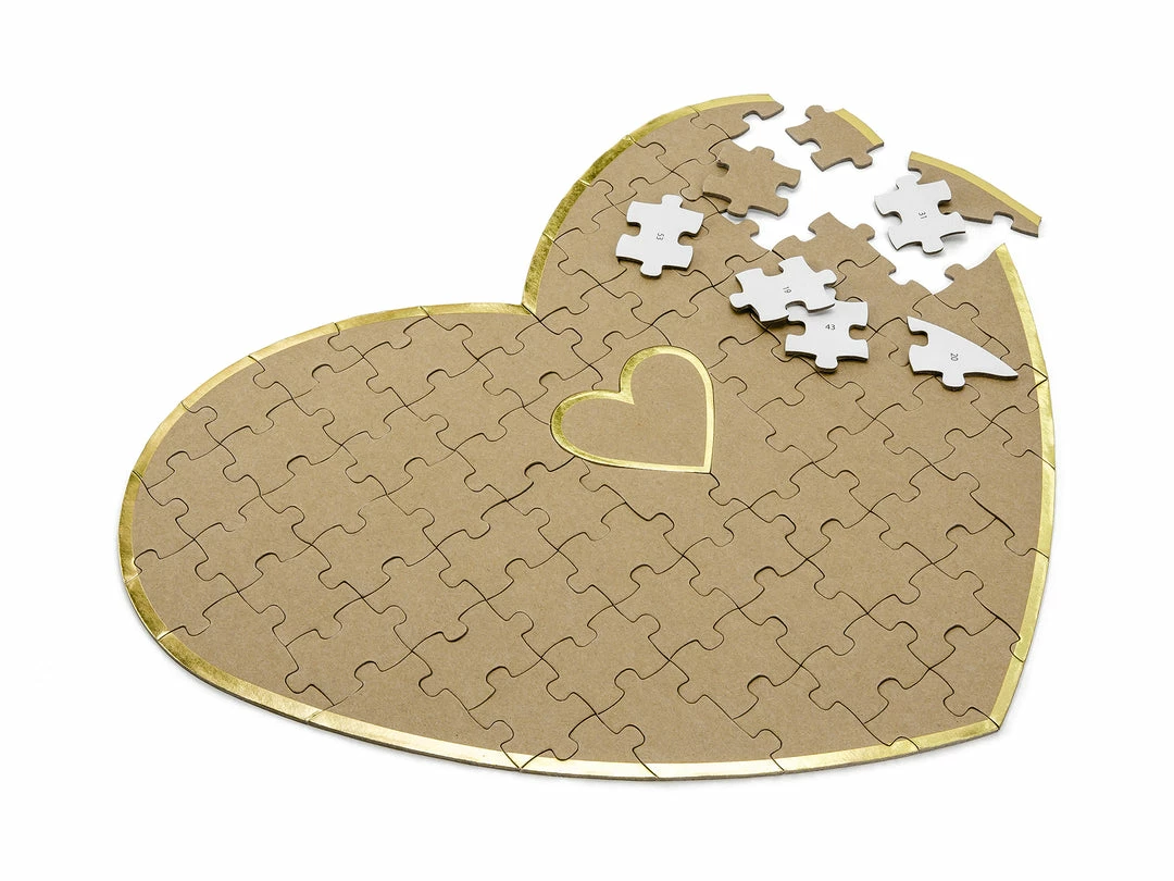 Partydecor Guest Book Heart Puzzle Wedding 5 Partydecor Guest Book Heart Puzzle Wedding