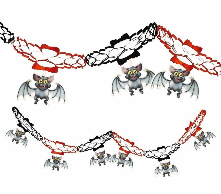 Fiestas Guirca Halloween Bat Garland Halloween Decorations 3 Fiestas Guirca Halloween Bat Garland Halloween Decorations