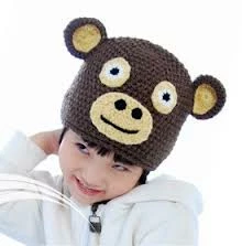 My Fancy Dress Hand-knitted Wool Bear Hat Animal