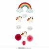 Fiestas Guirca Party Supplies Hanging Unicorn Party Decoration