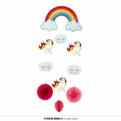 Fiestas Guirca Party Supplies Hanging Unicorn Party Decoration