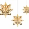 Partydecor Christmas Gift And Decoration Ideas Hanging Decoration Snowflakes Gold 1 Partydecor Christmas Gift And Decoration Ideas Hanging Decoration Snowflakes Gold