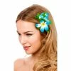Wicked Hawaii Flower Hair Clip Sky Blue 1 Wicked Hawaii Flower Hair Clip Sky Blue