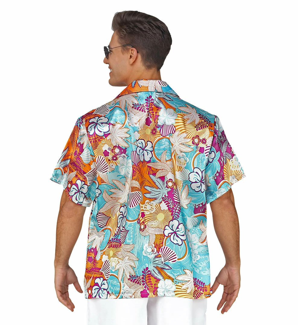 Wicked Hawaiian Shirt - Blue And Orange World Costumes 5 Wicked Hawaiian Shirt - Blue And Orange World Costumes
