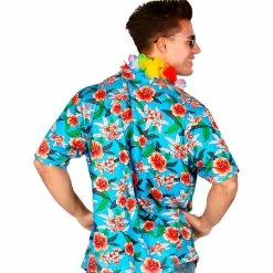 Widmann World Costumes Hawaiian Shirt Blue