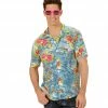 Widmann World Costumes Hawaiian Shirt Light Blue