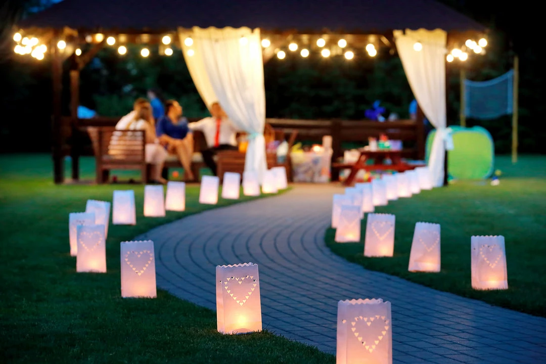 Partydecor Halloween Decorations Heart Candle Bag Lanterns Pack 10 4 Partydecor Halloween Decorations Heart Candle Bag Lanterns Pack 10