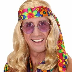 Widmann Hippie Dude Wig Blonde
