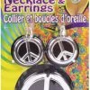 Bristol 1960's Hippie Peace Necklace & Earrings