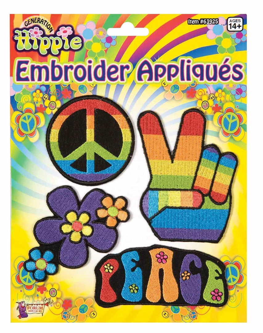 Bristol Hippie Appliques Or Patches 3 Bristol Hippie Appliques Or Patches
