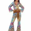 Smiffy's Hippy Flower Power Ladies Costume 2 Smiffy's Hippy Flower Power Ladies Costume