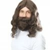 Bristol 1960's Hippy Jesus Wig And Beard Set 1 Bristol 1960's Hippy Jesus Wig And Beard Set