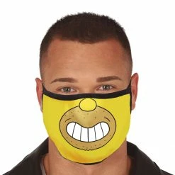 Fiestas Guirca Homer Face Mask TV & Film