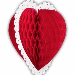 Widmann Honeycomb Heart Decoration