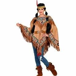 Wicked Western Costumes Native American Indian Poncho Costume
