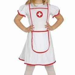 Fiestas Guirca Infirmary Nurse Costume Girls