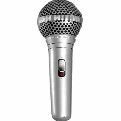 Widmann Inflatable Silver Microphone