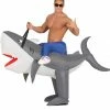 Fiestas Guirca Inflatable Ride On Shark Costume 1 Fiestas Guirca Inflatable Ride On Shark Costume