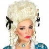 Widmann Ivory Colonial Woman Wig Historical Costumes 1 Widmann Ivory Colonial Woman Wig Historical Costumes