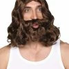 Wicked Jesus Wig & Beard 1960's 1 Wicked Jesus Wig & Beard 1960's