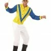 Funshack Uniform Costumes Jockey Costume Blue And Yellow