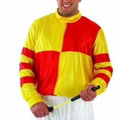 Funshack Jockey Costume Red And Yellow