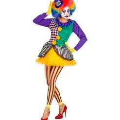 Widmann Jolly Joker Clown Costume Ladies