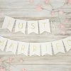 Partydecor Just Married Bunting White