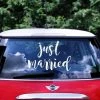 Partydecor Party Decorations Just Married Wedding Car Sticker Decoration 2 Partydecor Party Decorations Just Married Wedding Car Sticker Decoration