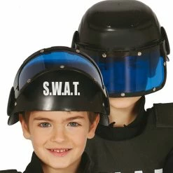 Fiestas Guirca Uniform Costumes Kids SWAT Helmet
