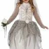 Bristol Skeleton Bride Girls Costume 2 Bristol Skeleton Bride Girls Costume