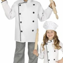 Fiestas Guirca Kids Chef Fancy Dress Costume Uniform Costumes