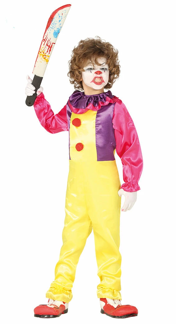 Fiestas Guirca Killer Clown Costume Boys Halloween 3 Fiestas Guirca Killer Clown Costume Boys Halloween